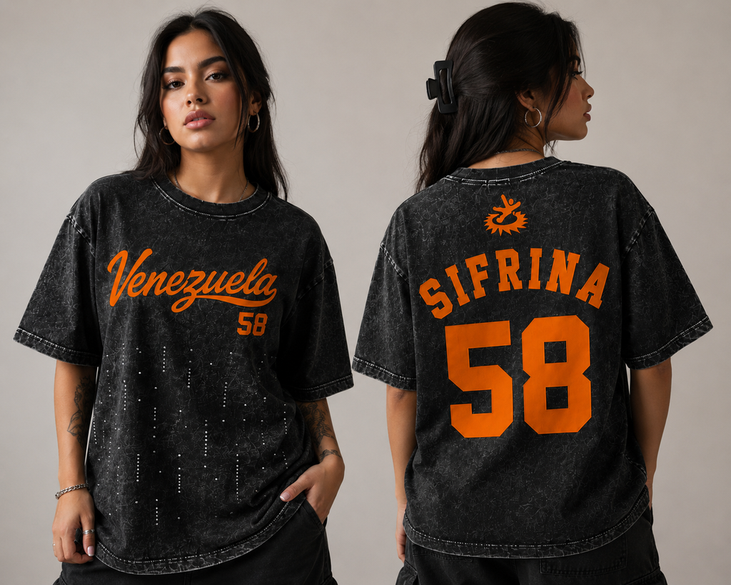 Polera Venezuela con brillos personalizable- EdiciónLimitada- UNISEX- 30% OFF