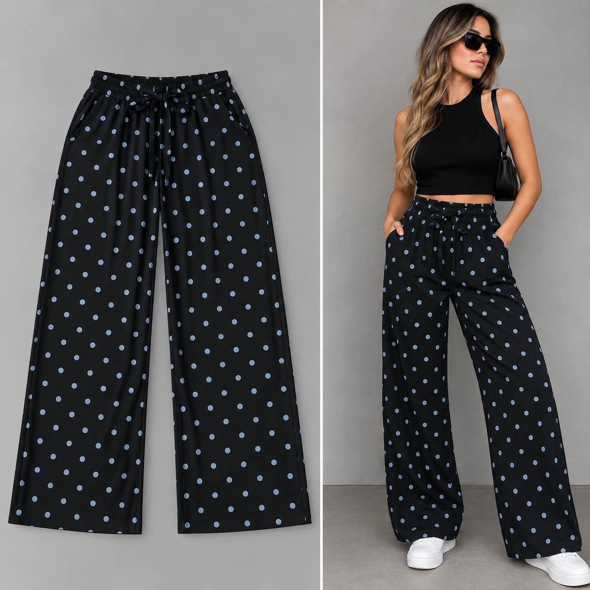 Pantalón con puntos