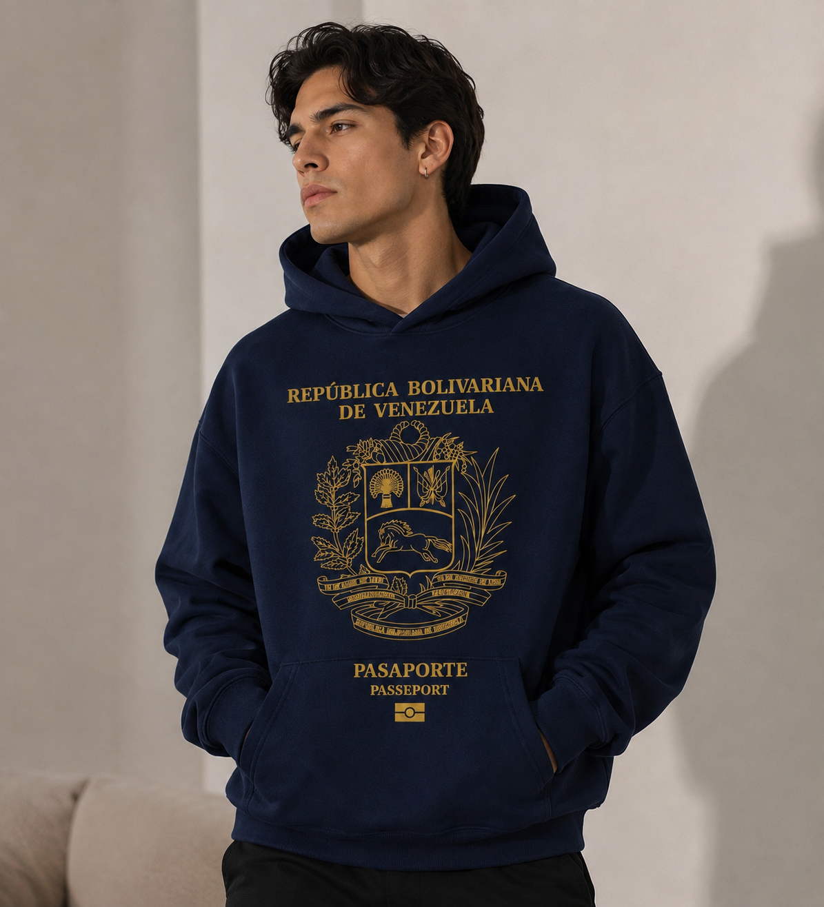 Poleron Pasaporte Venezolano Unisex - 30% OFF