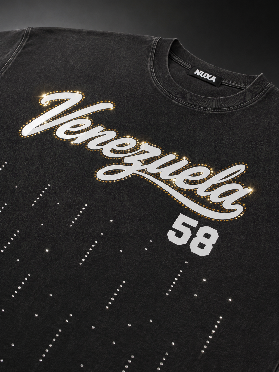 Polera Venezuela con brillos personalizable- EdiciónLimitada- UNISEX- 30% OFF