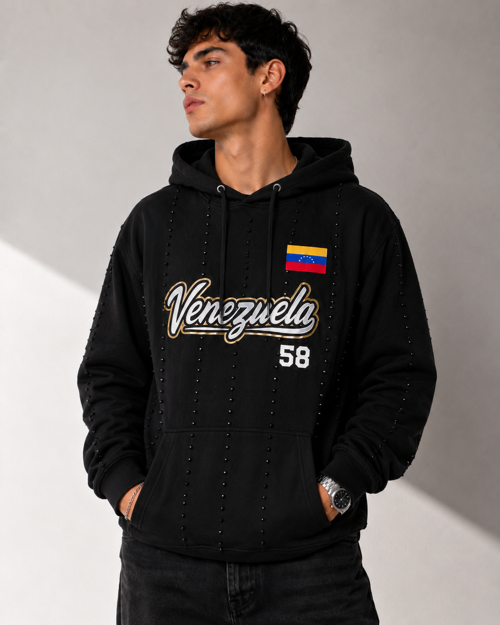 POLERON VENEZUELA 58 ✨ CON BRILLOS  UNISEX • 30% OFF