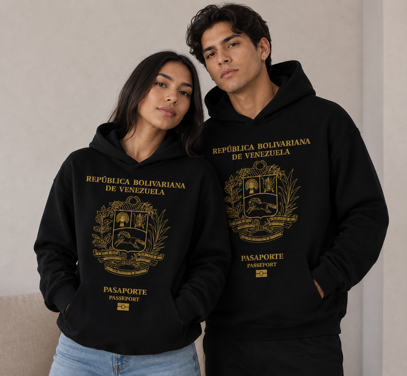 Poleron Pasaporte Venezolano Unisex - 30% OFF