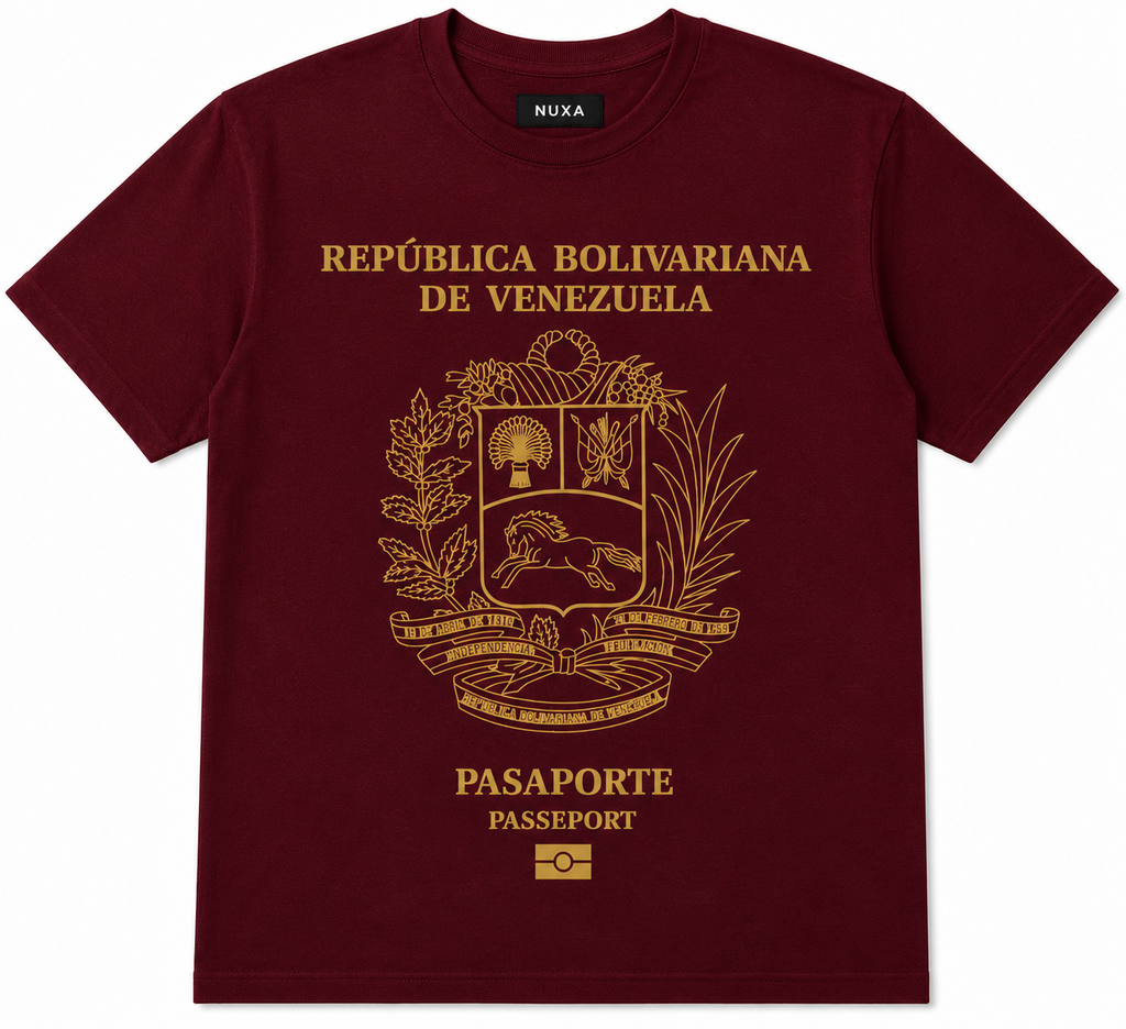 Polera Pasaporte Venezolano Unisex - 30% OFF