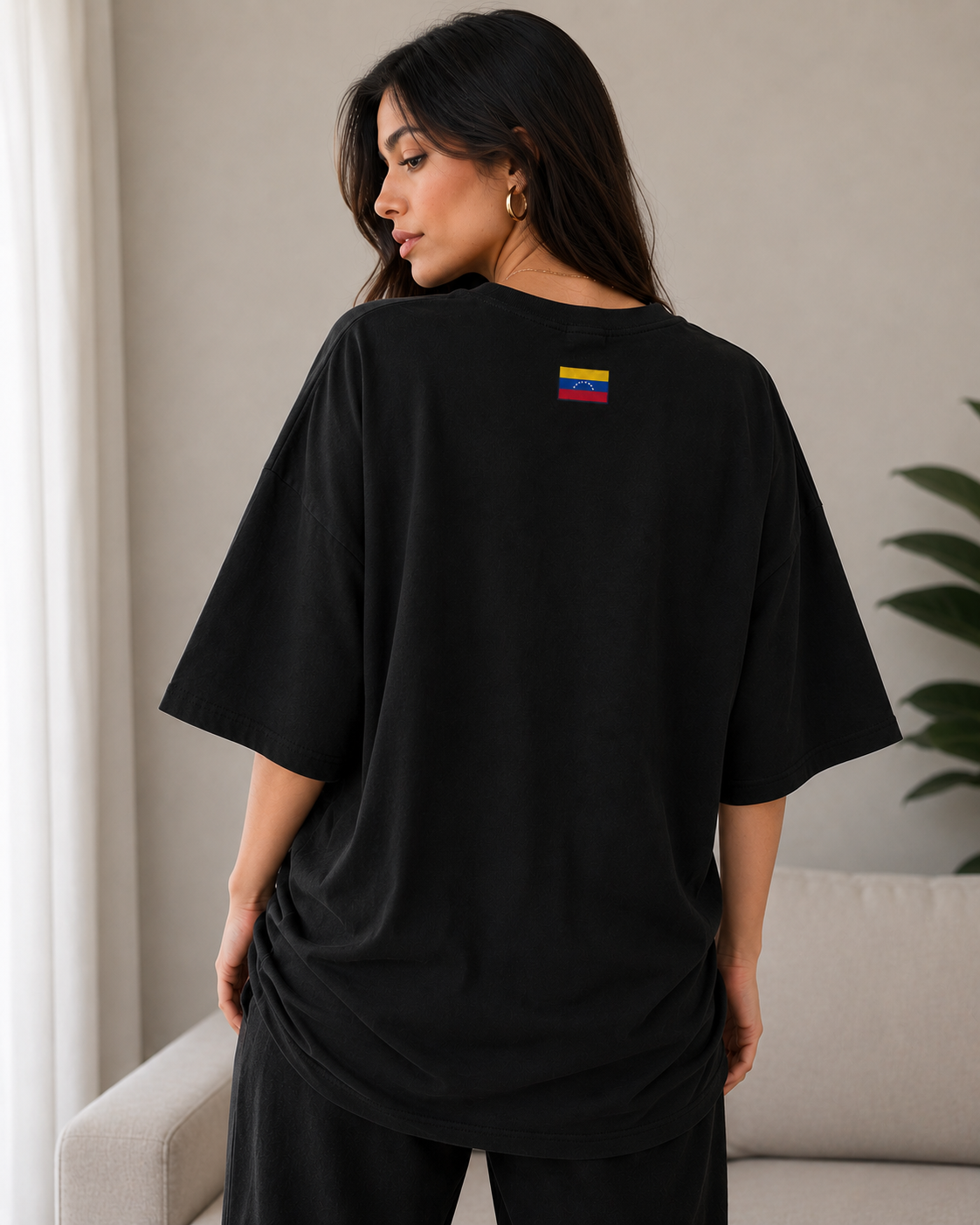 Polera Venezuela con escudo y coordenadas- UNISEX- 30% OFF