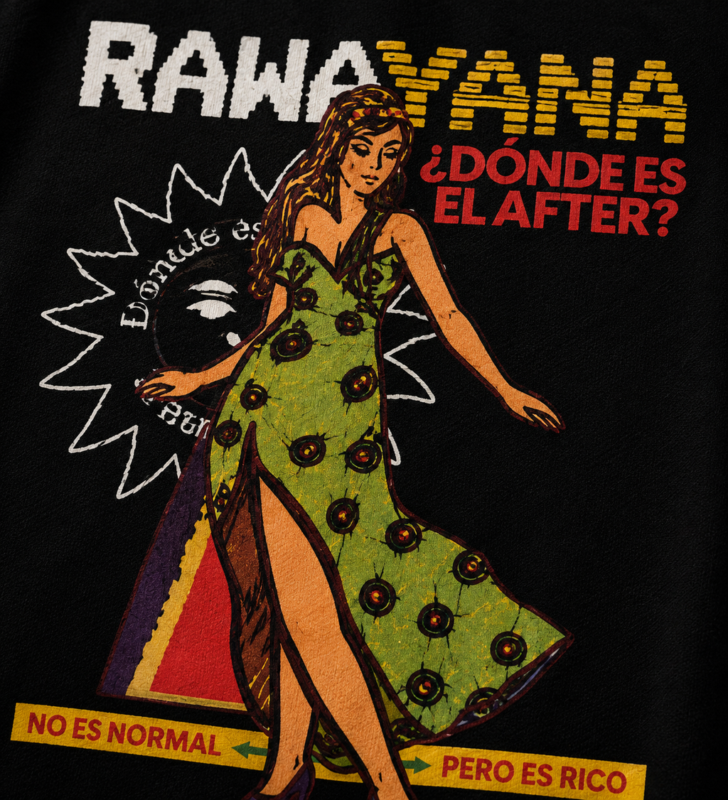 Poleron rawayana- Negro- UNISEX- 30% OFF