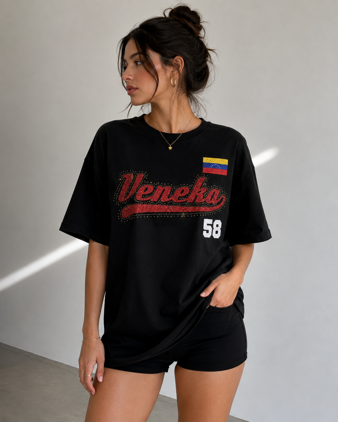 Polera Veneka con brillos - 30% OFF