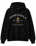 Poleron Venezuela con escudo y coordenadas- UNISEX- 30% OFF (copia)