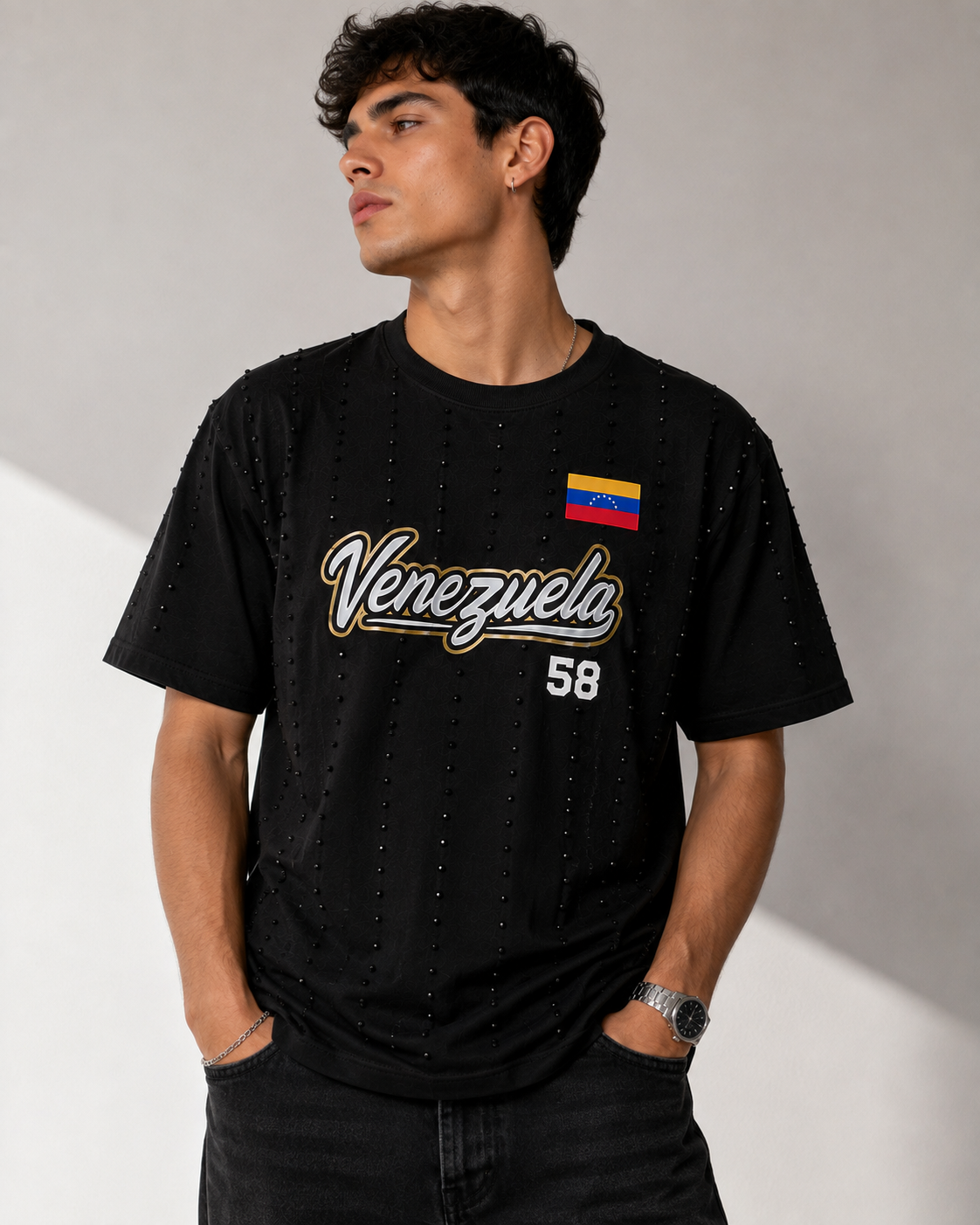 POLERA VENEZUELA 58 ✨ CON BRILLOS  UNISEX • 30% OFF