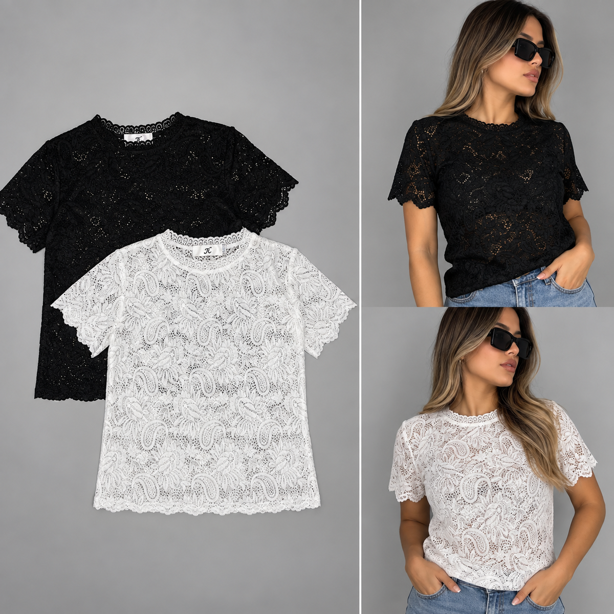 Poleras de Encaje