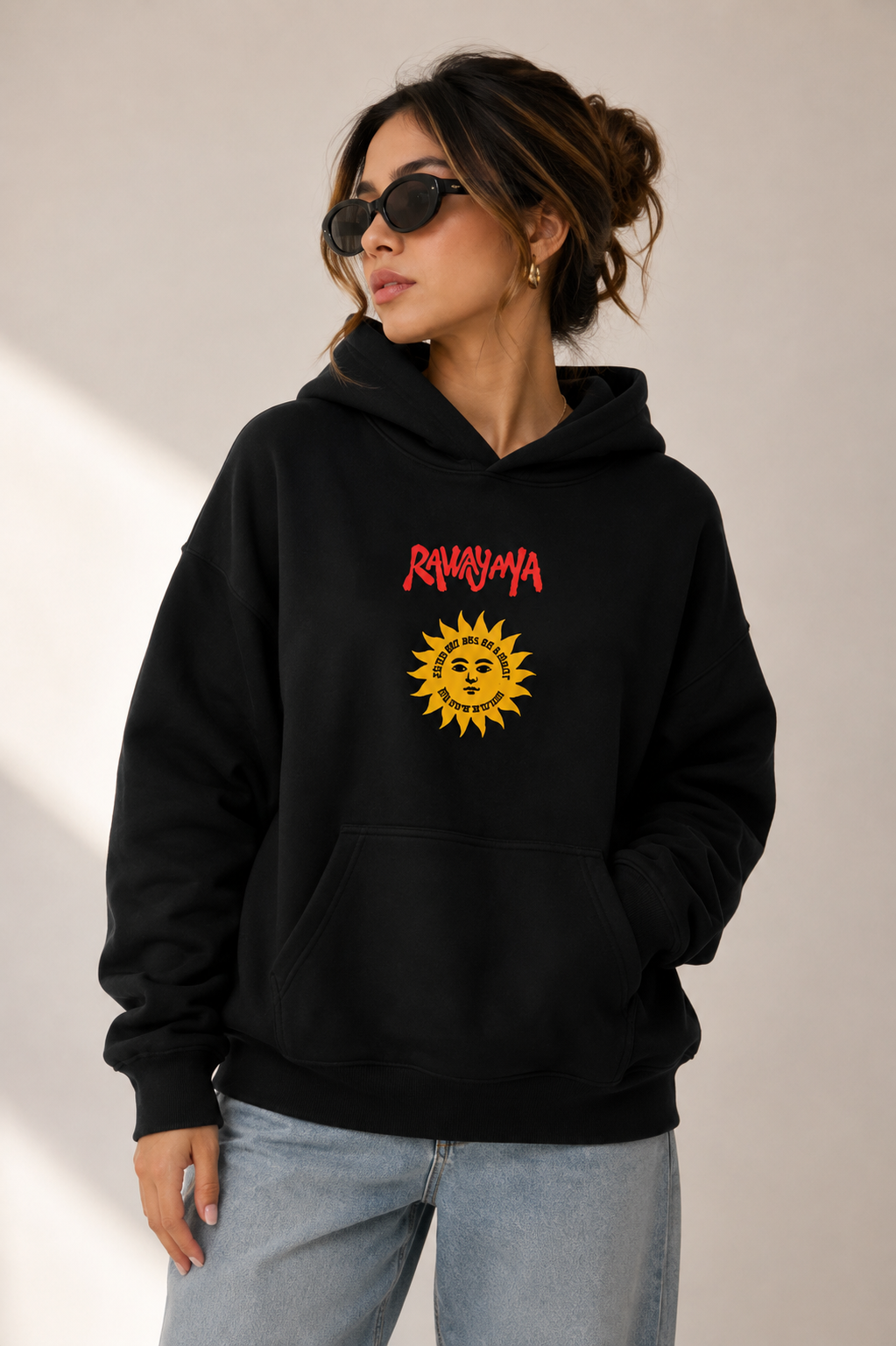 Poleron rawayana- Negro- UNISEX- 30% OFF