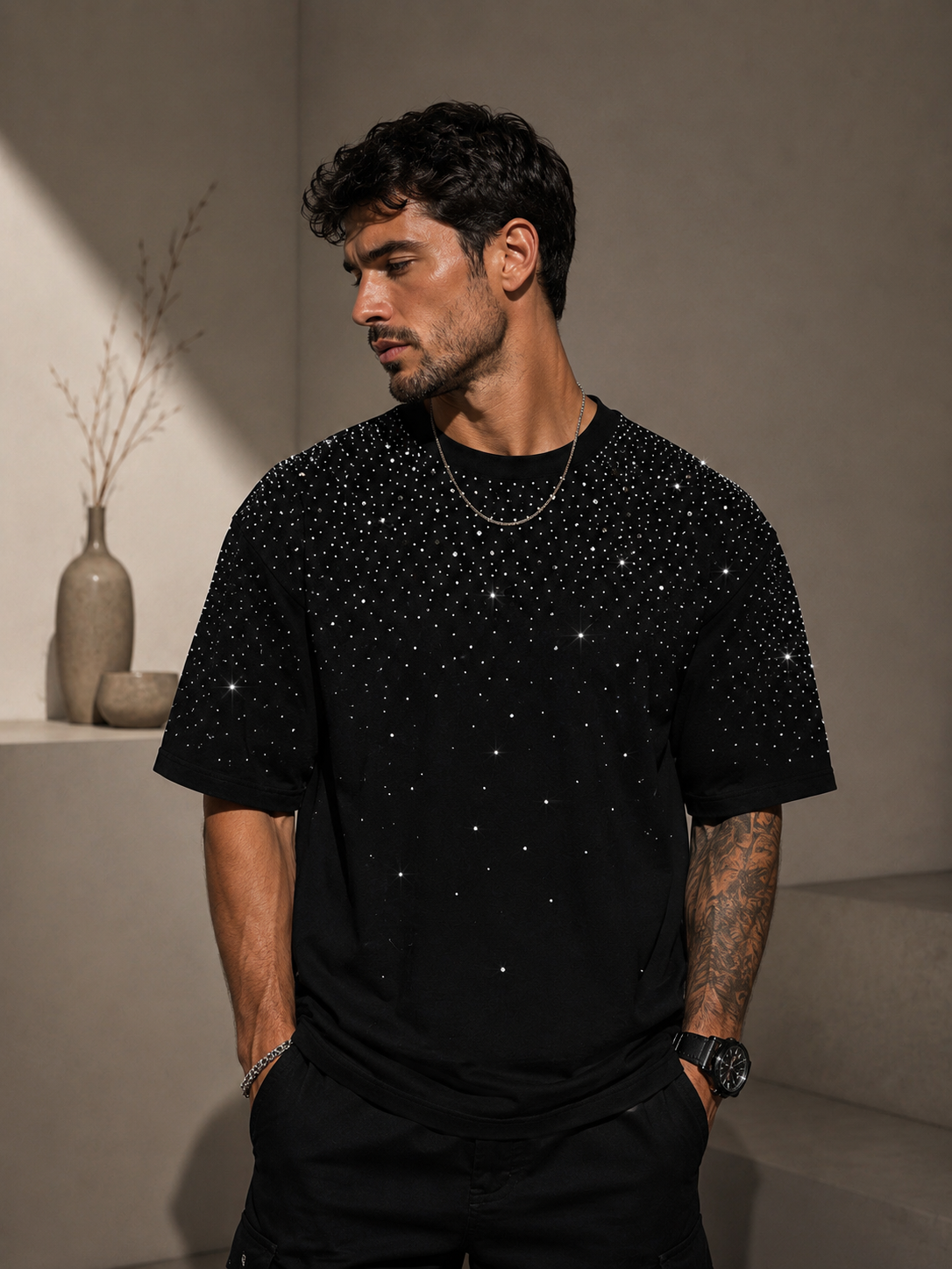 Polera Galaxy Black UNISEX