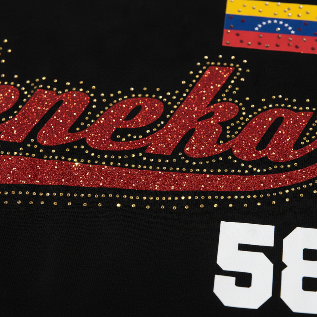 Acercamiento estampado Veneka