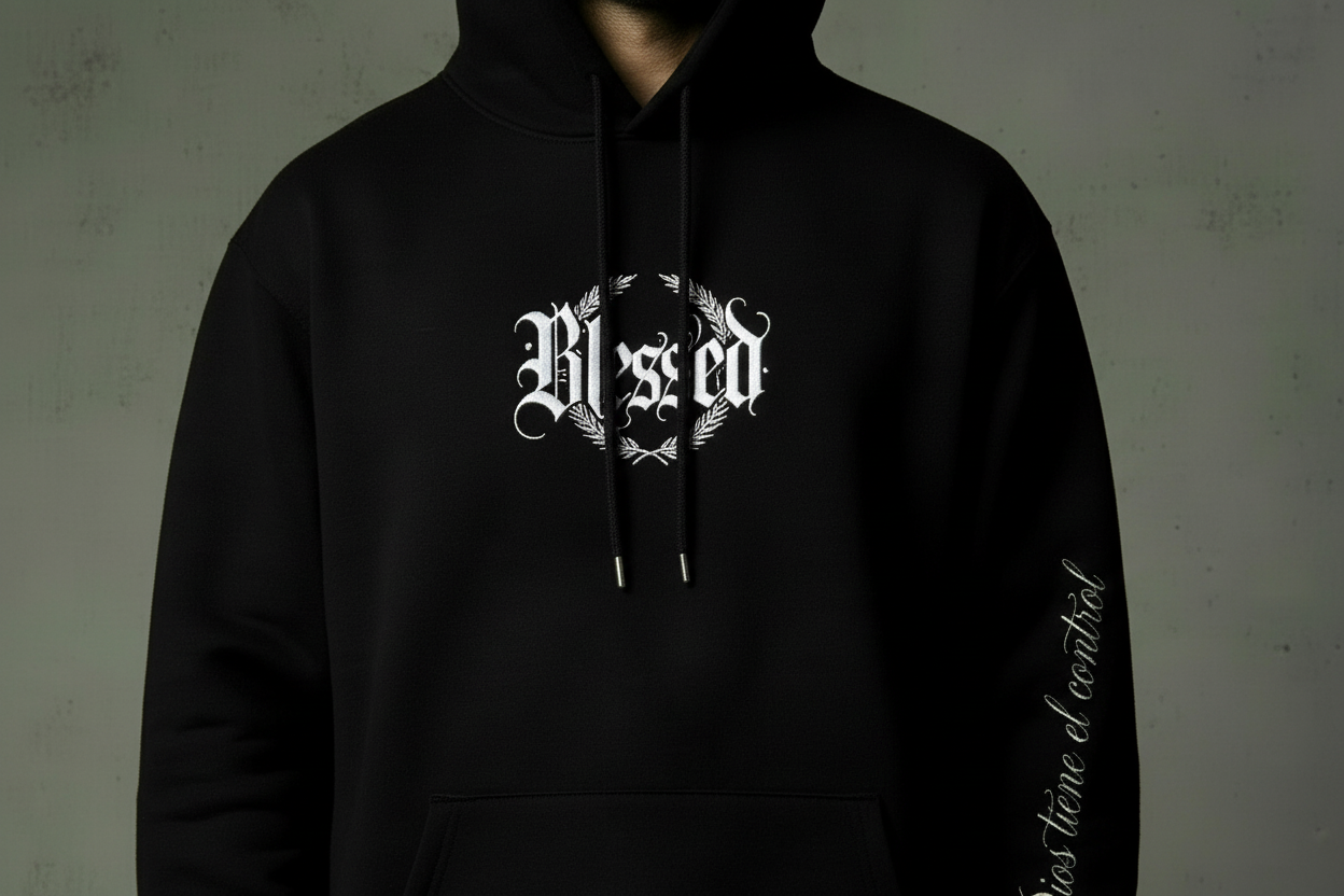 Close-up hoodie Blessed
