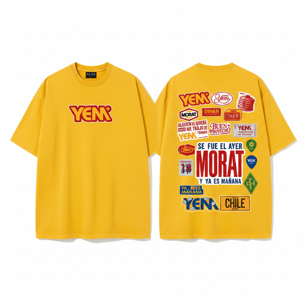 Polera Morat YEM Chile - Color Amarillo