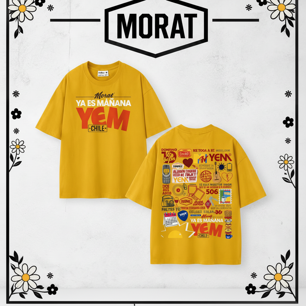 Polera Morat YEM Chile - Color Amarillo