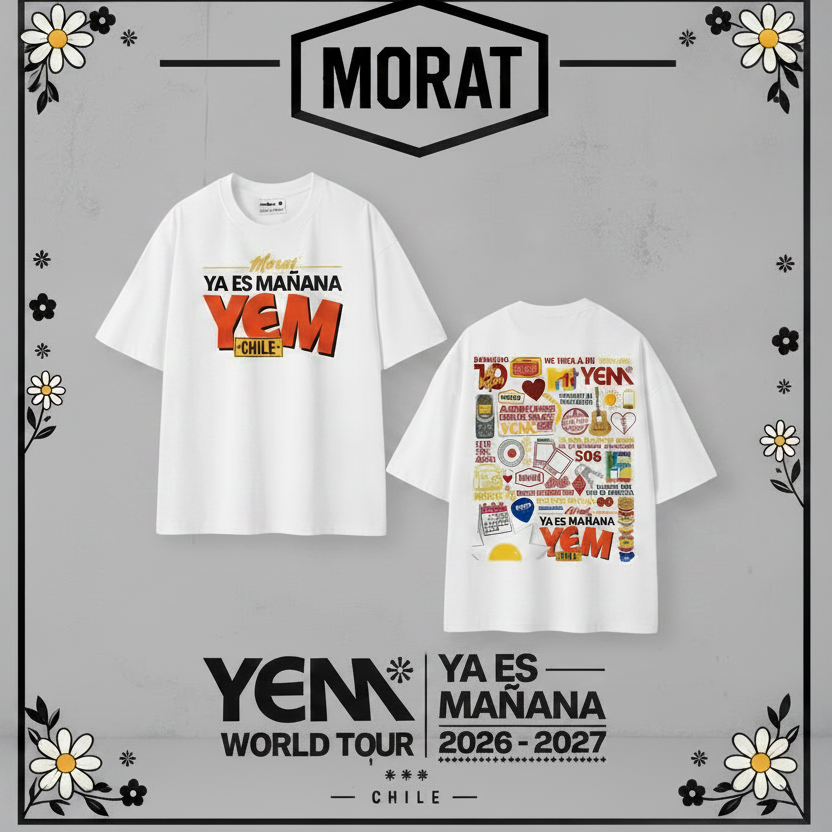 Polera Morat YEM Chile - Color Blanca