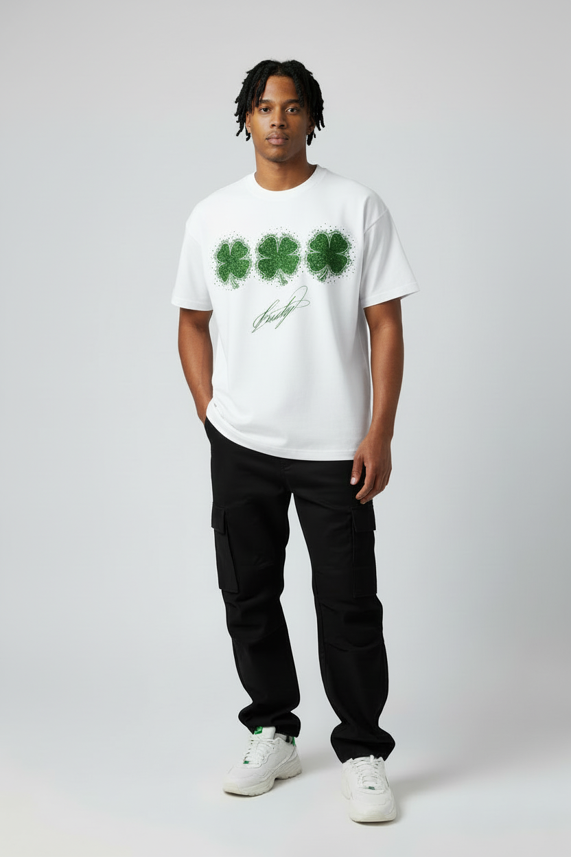 Polera Blanca Lucky - Frente