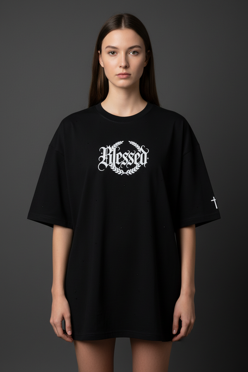 Polera Blessed vista frontal